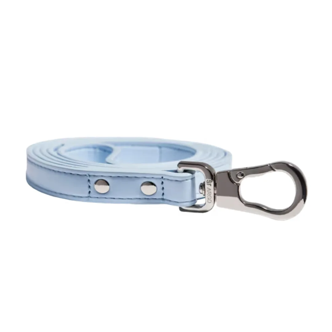 Vegan Leather Dog Lead in Soft Blue St Argo + Best Pet Brands Australia 2026