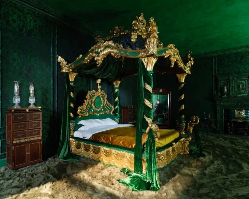 Wuthering Heights set Edgar green room Thrushcross Grange