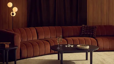 beautiful earthy tone couch from freedom