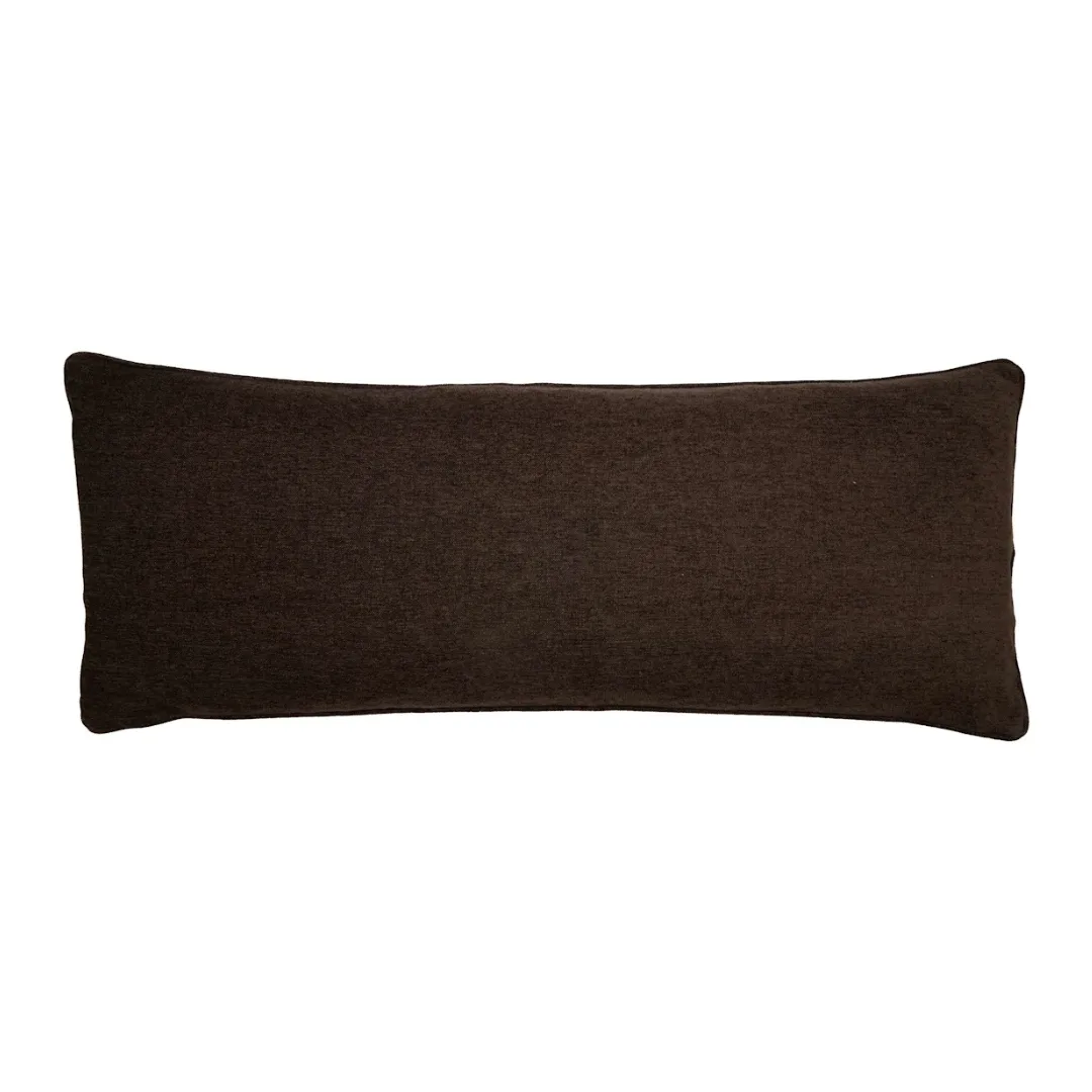 Velencia Feather Fill Cushion in Brown
