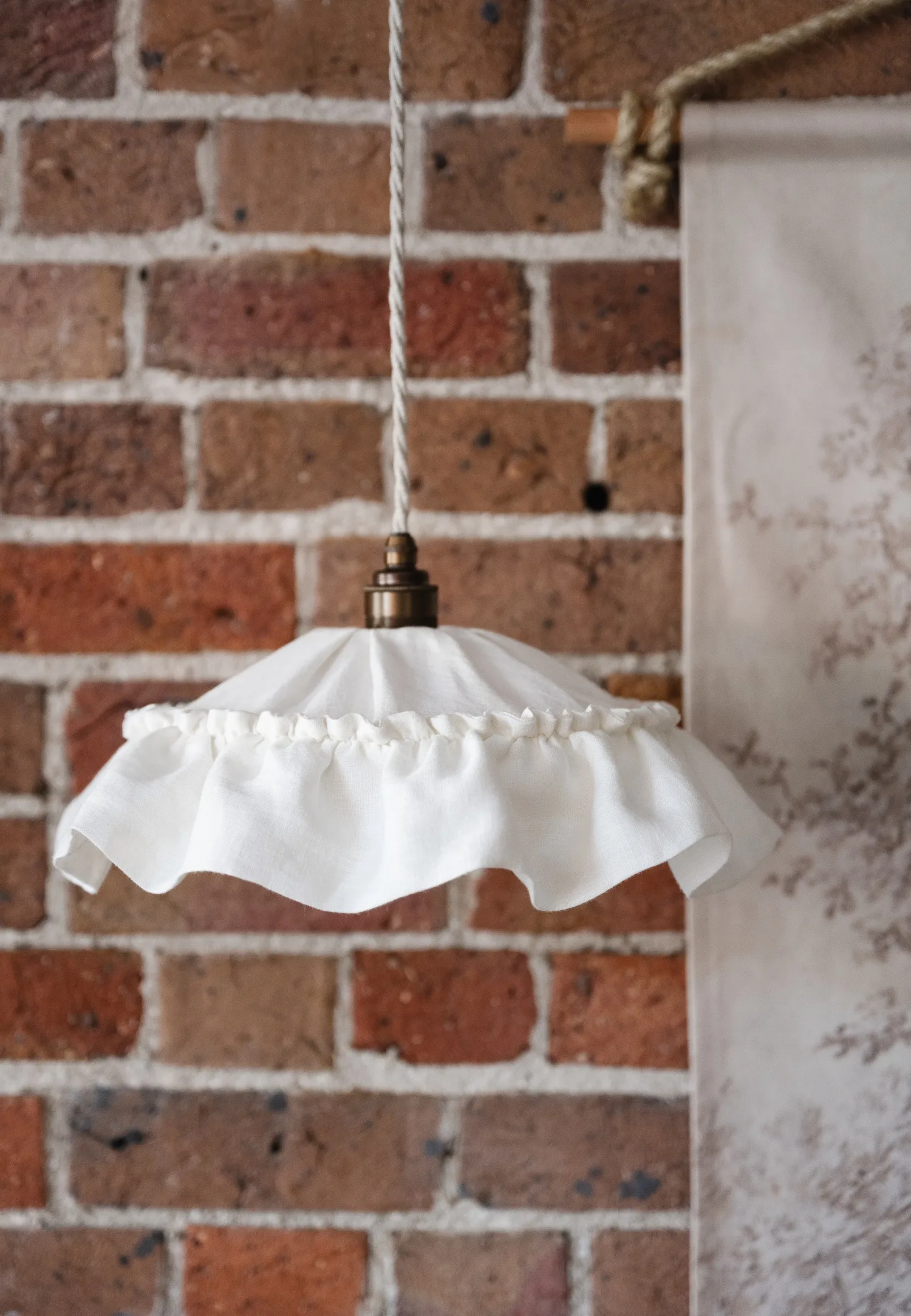 Ramble Interiors ruffle pendant