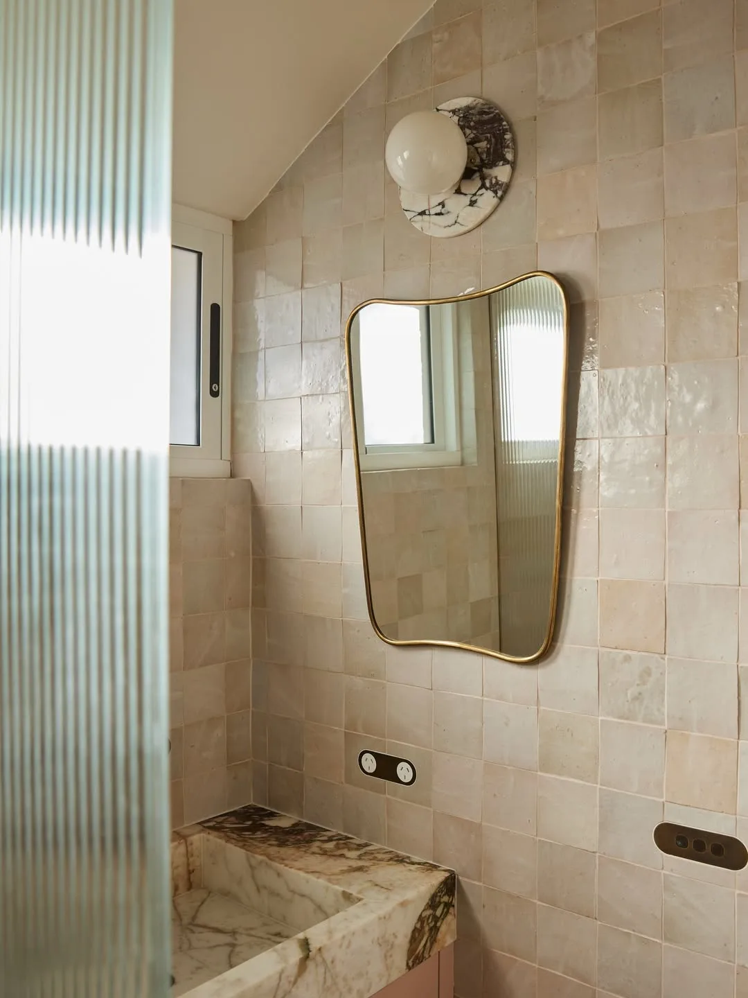Laura and Matty J South Coast Home Chante Mer bathroom