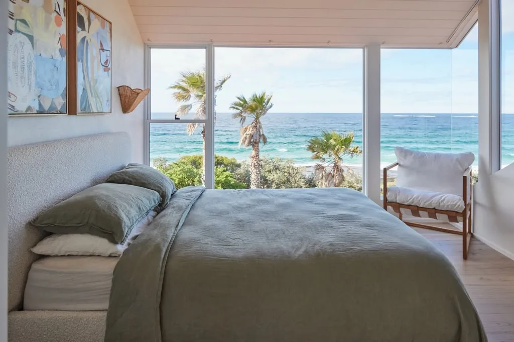 Laura and Matty J South Coast Home Chante Mer master bedroom