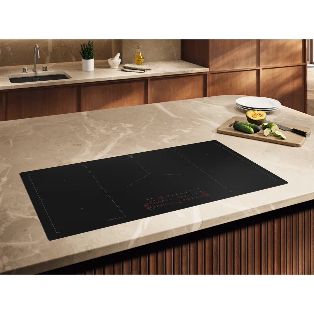 cooktop entertaining bench