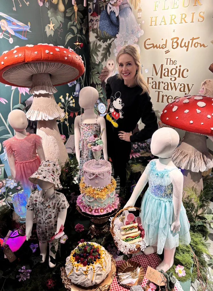 Artist Fleur Harris Faraway Tree window display
