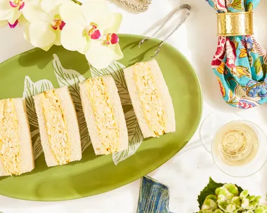 Curried egg sandwiches with lime-pickle butter