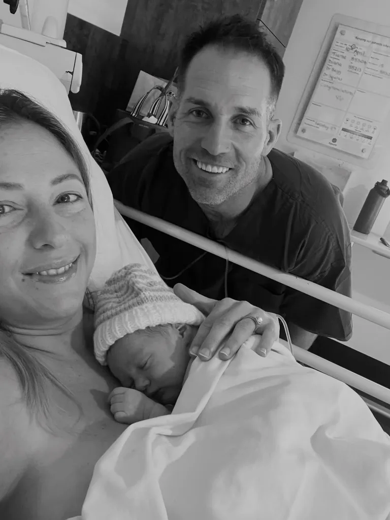 Dan and Dani Reilly with their baby boy Fletcher