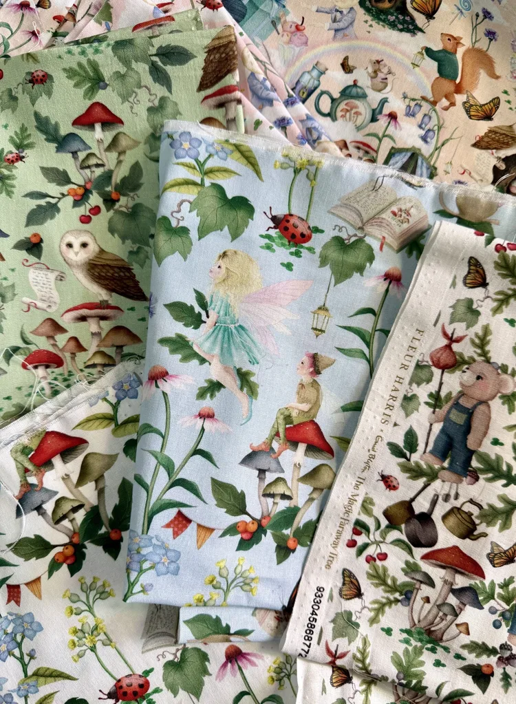 Faraway Tree fabrics for Spotlight by Fleur Harris
