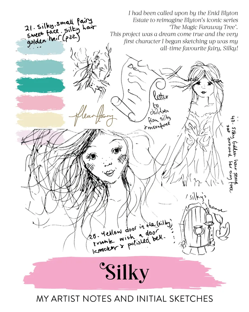 Fleur Harris's Silky drawings