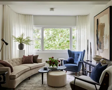 Gray and Co apartment living room
