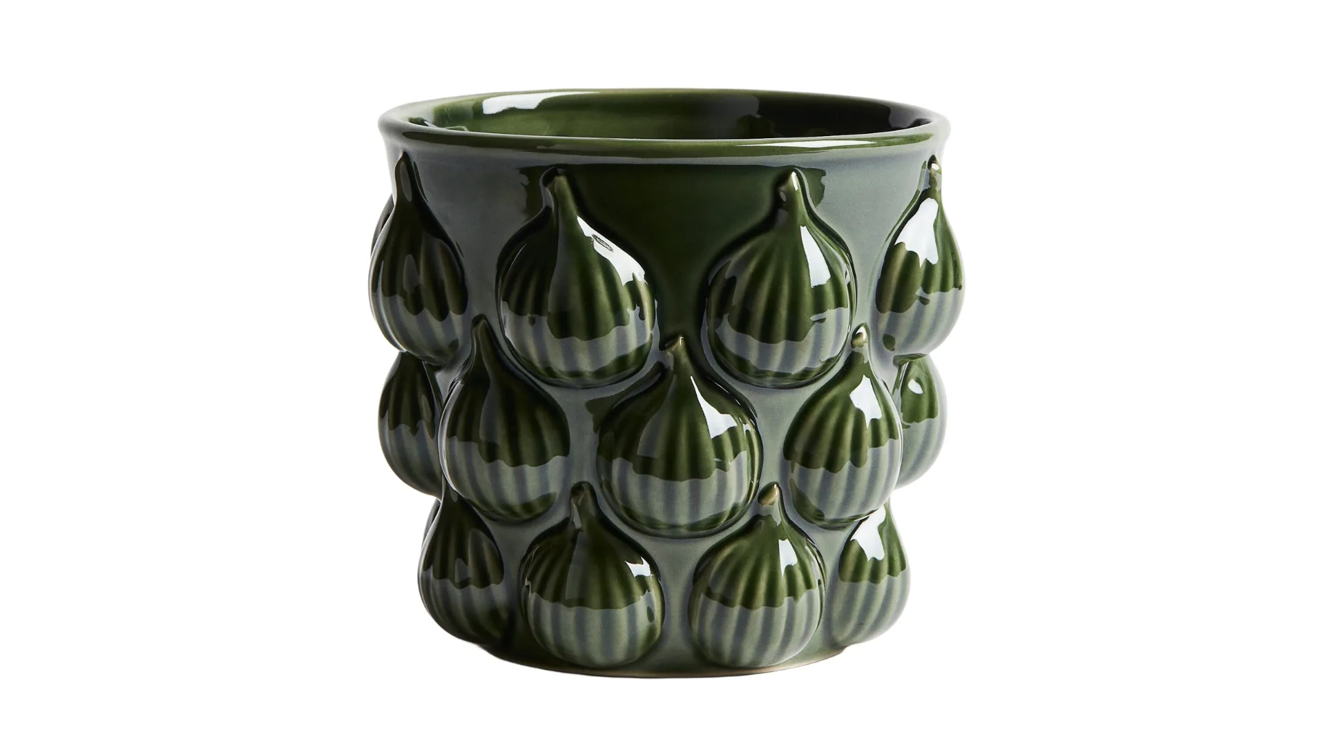 Green vase