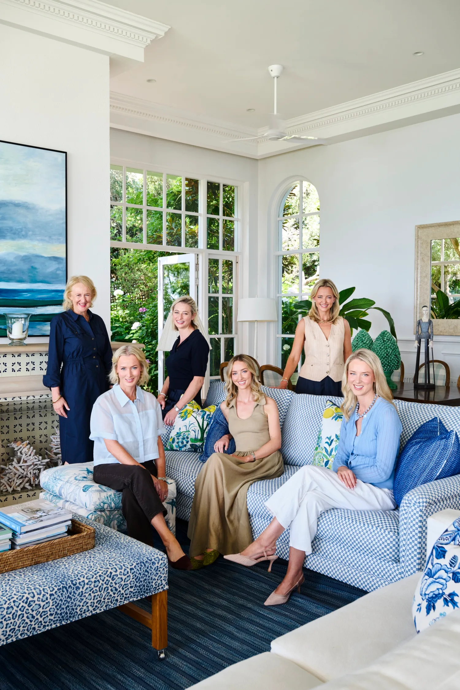 Mother's Day pic with Amy Spargo and Kate Walker interior, designer sisters