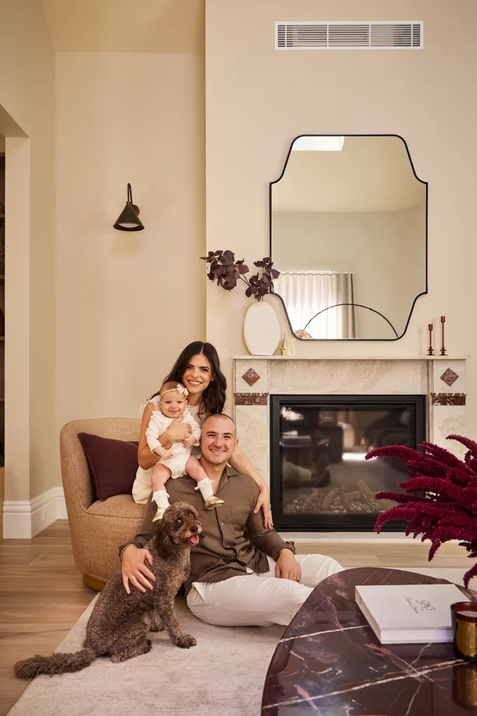 Steph and Gian with their daughter Ilaria