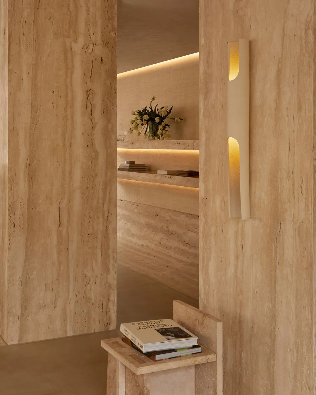 The marble interiors of the Dissh Bondi store