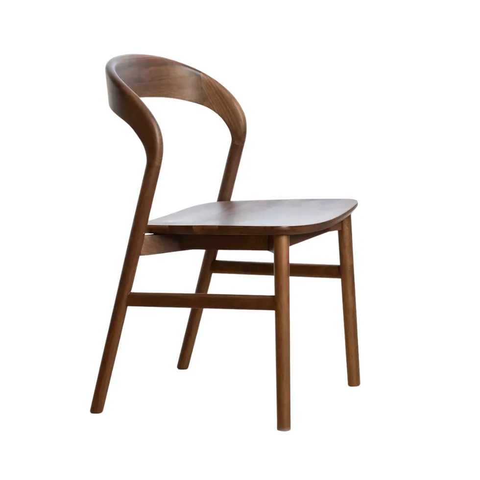 RJ Living Tempo Dining Chair in Walnut  + Country Interior Design + Cottage Core Interior Design + Modern Farmhouse Interior Design 2026