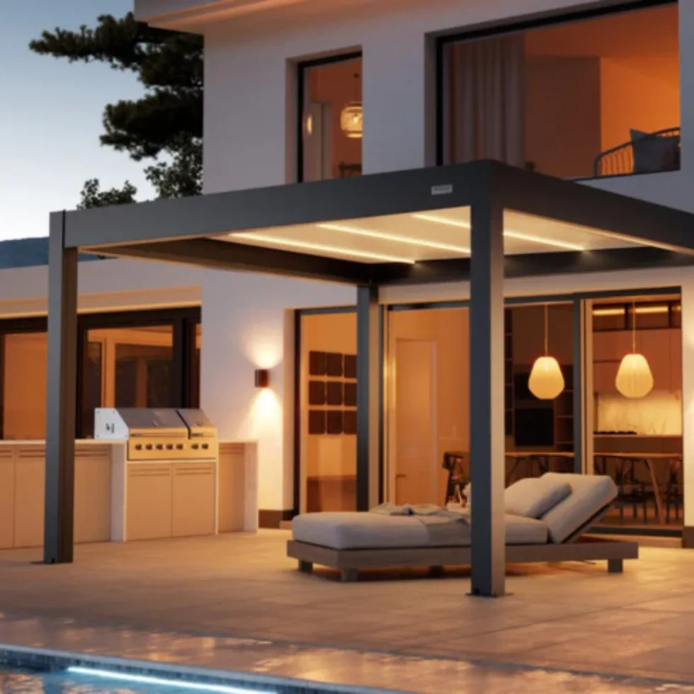 PergoLux Pergola Weather Proof Outdoor Outdoor Entertaining