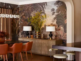 Balzan Coldstream living room and dining room wallpaper