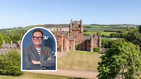 Alan Carr has bought a 17-bedroom castle in the Scottish Borders
