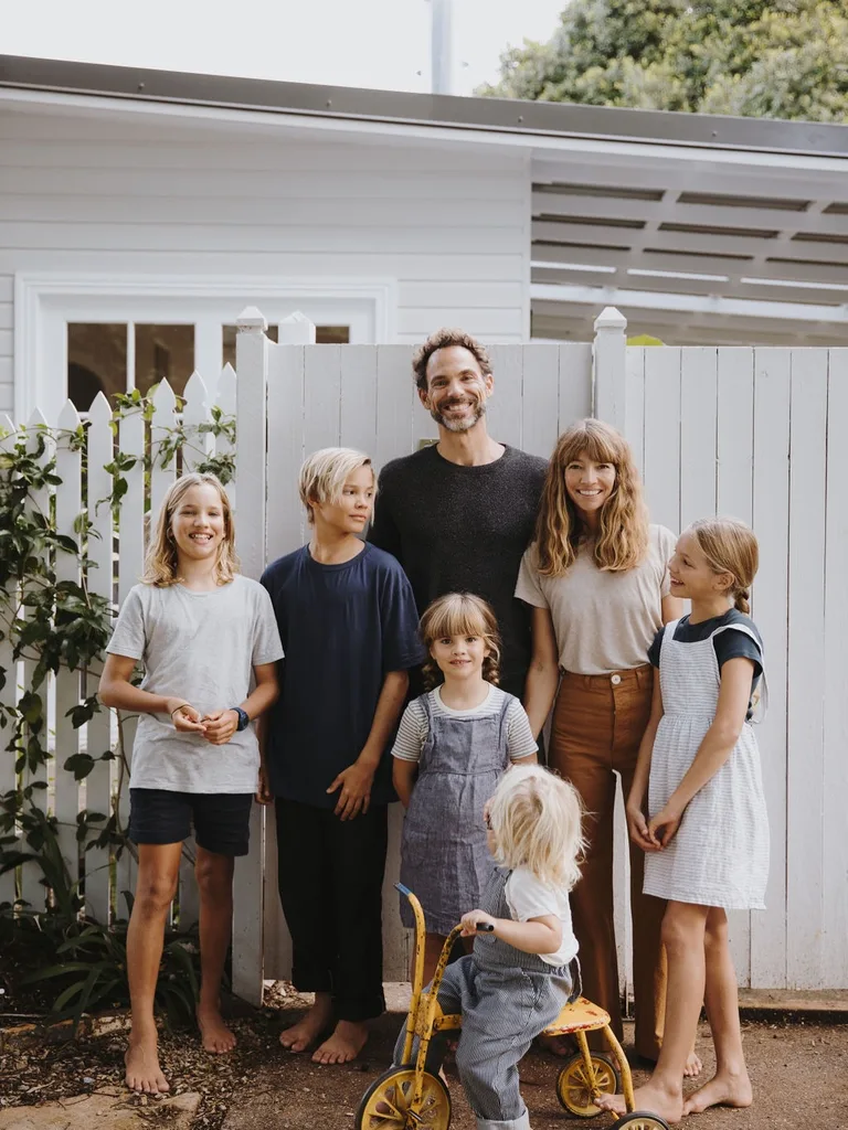 Courtney Adamo with her family