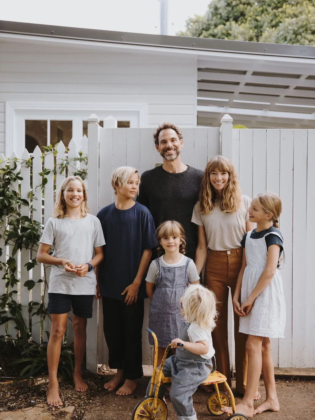 Courtney Adamo with her family