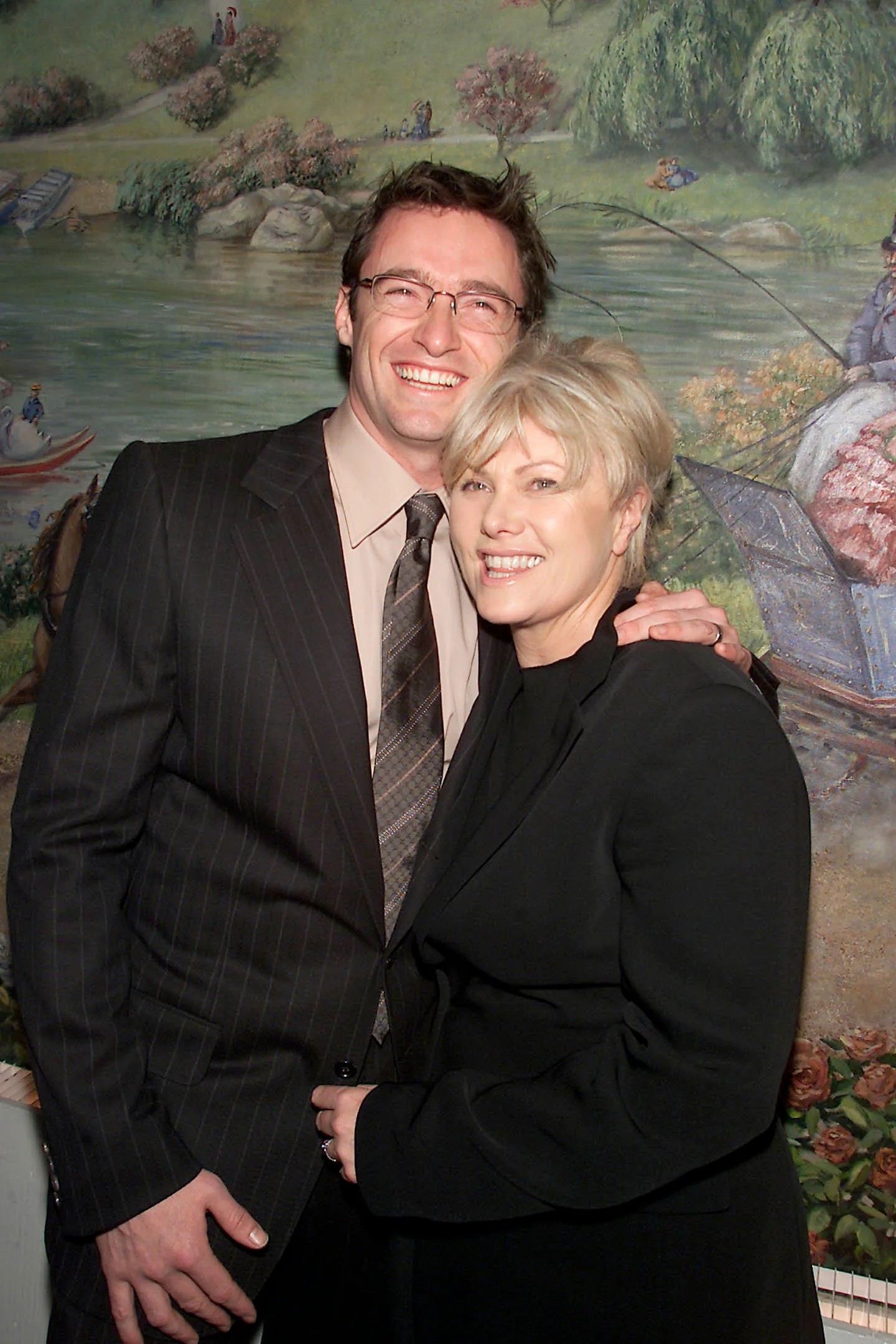 Actor Hugh Jackman with wife Deborah-Lee Furness