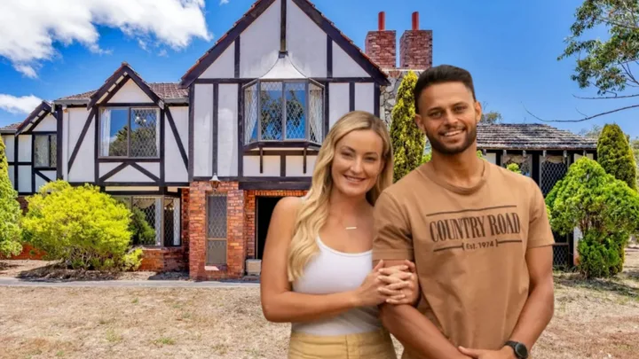The Block winners Britt and Taz reveal their $1.4 million farmhouse purchase