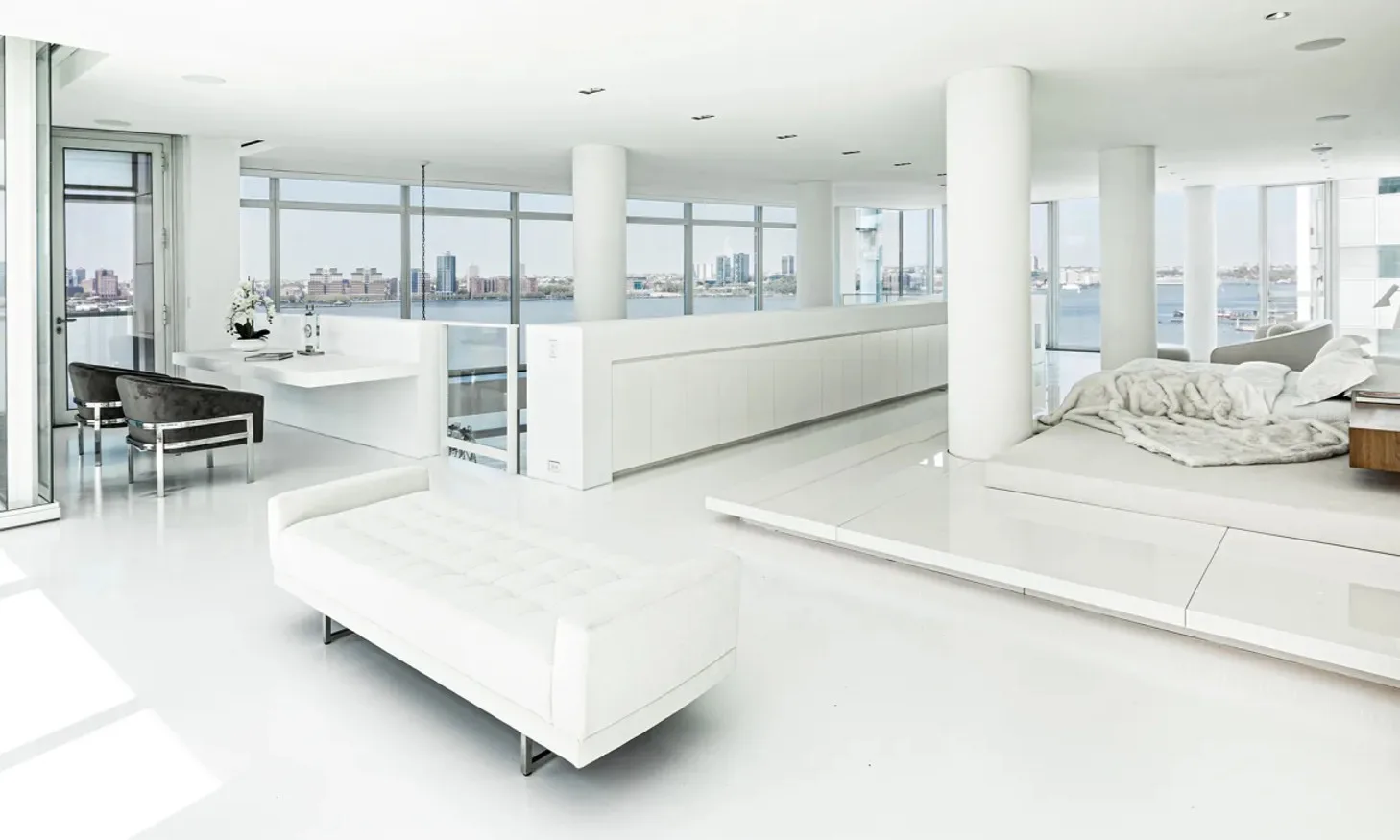 Hugh Jackman Deborra-Lee Furness New York Penthouse upstairs