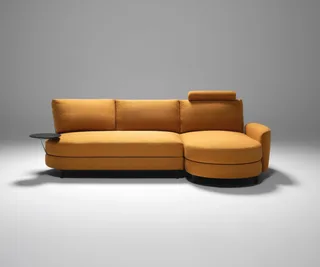 Delta 5 Modular Sofa with Round Right Chaise