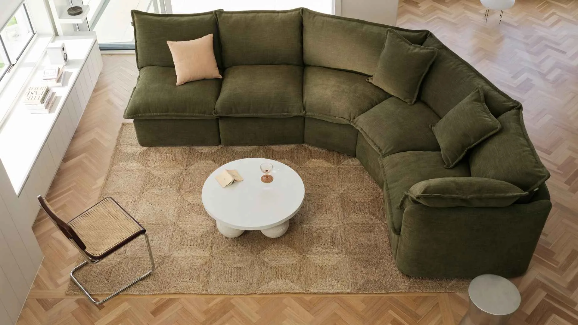Koala discount code guide: the Tamarama Modular Sofa in Forest Walk Green, released in May 2026.