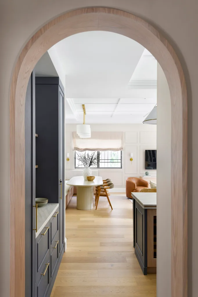 Edwardian home renovation by Donna Guyler living and dining