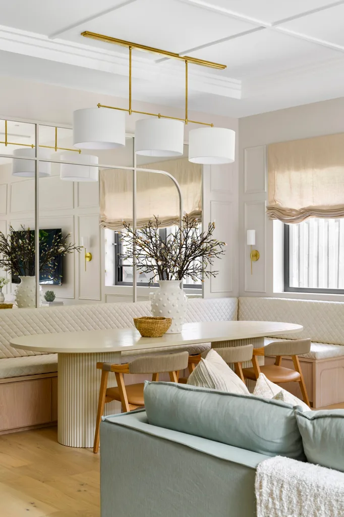 Edwardian home renovation by Donna Guyler living and dining room
