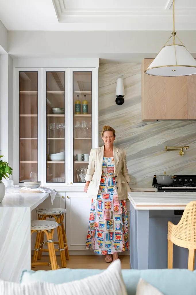 Edwardian home renovation by Donna Guyler posing kitchen