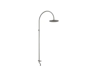 Sola Garden Outdoor Shower Set in Stainless Steel