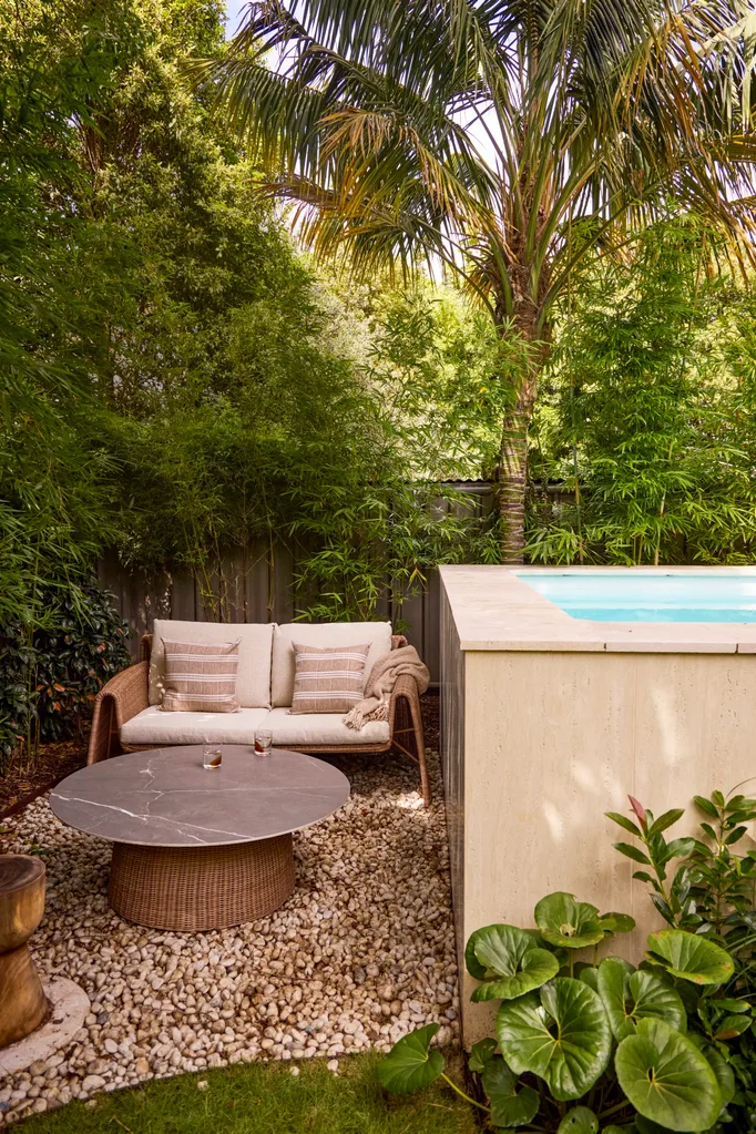 Steph and Gian Sydney home renovation pool outdoor area