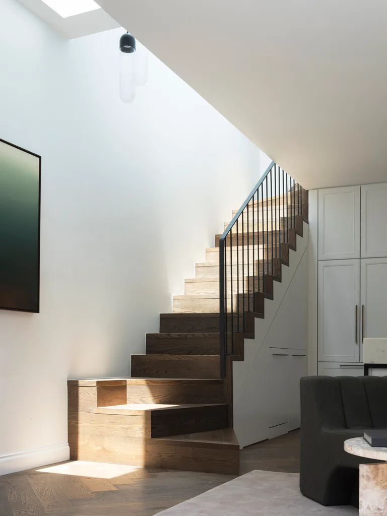 Studio Panetta staircase with steel posts