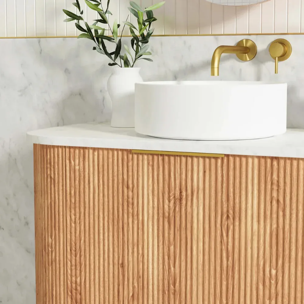 otti curved vanity