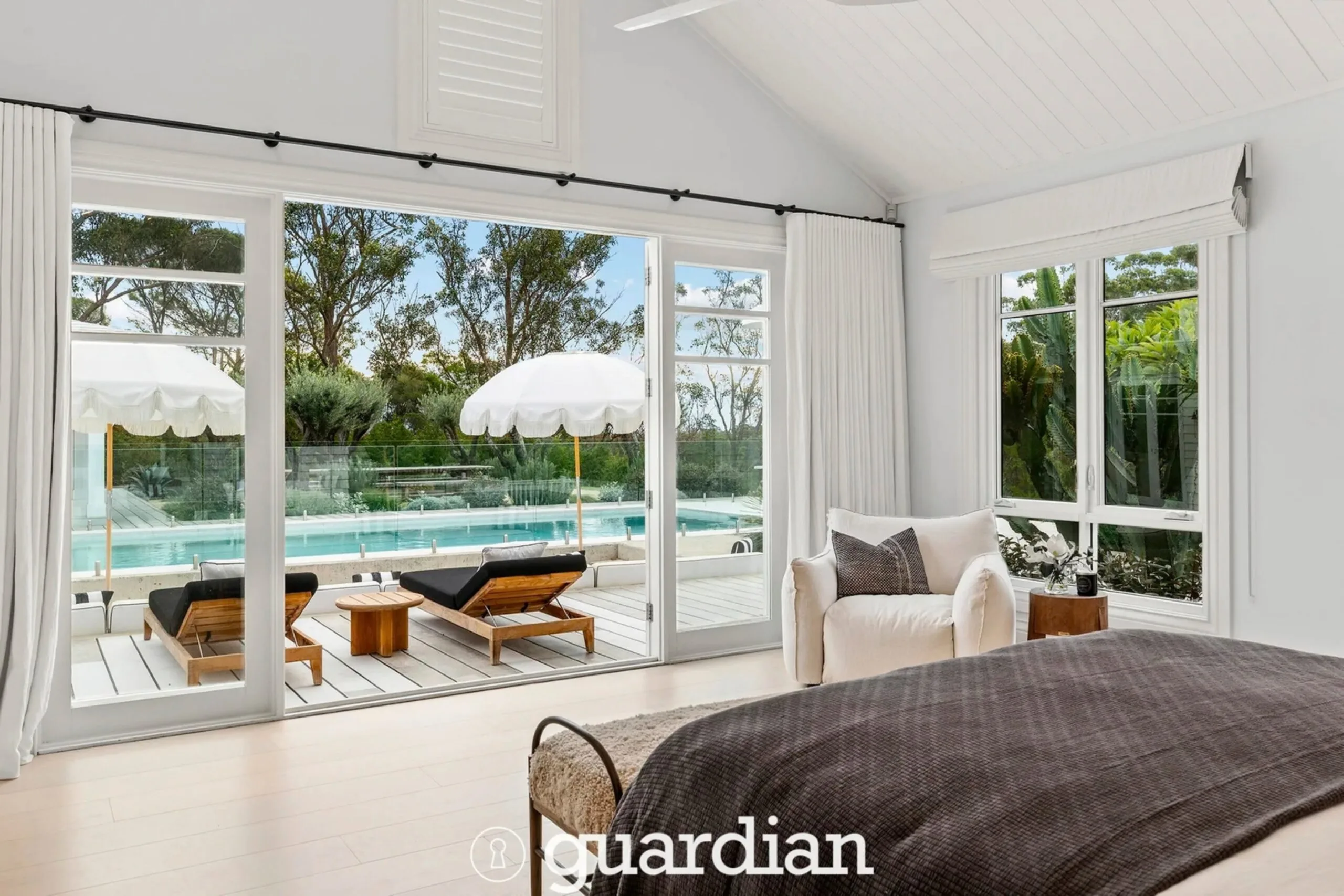 Lleyton and Bec Hewitt $14 million Glenhaven estate bedroom view pool