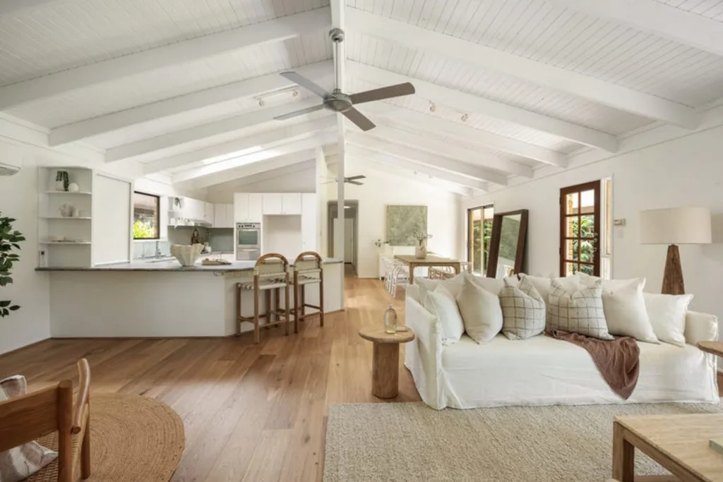 Sam Frost Noosa Property kitchen living and dining