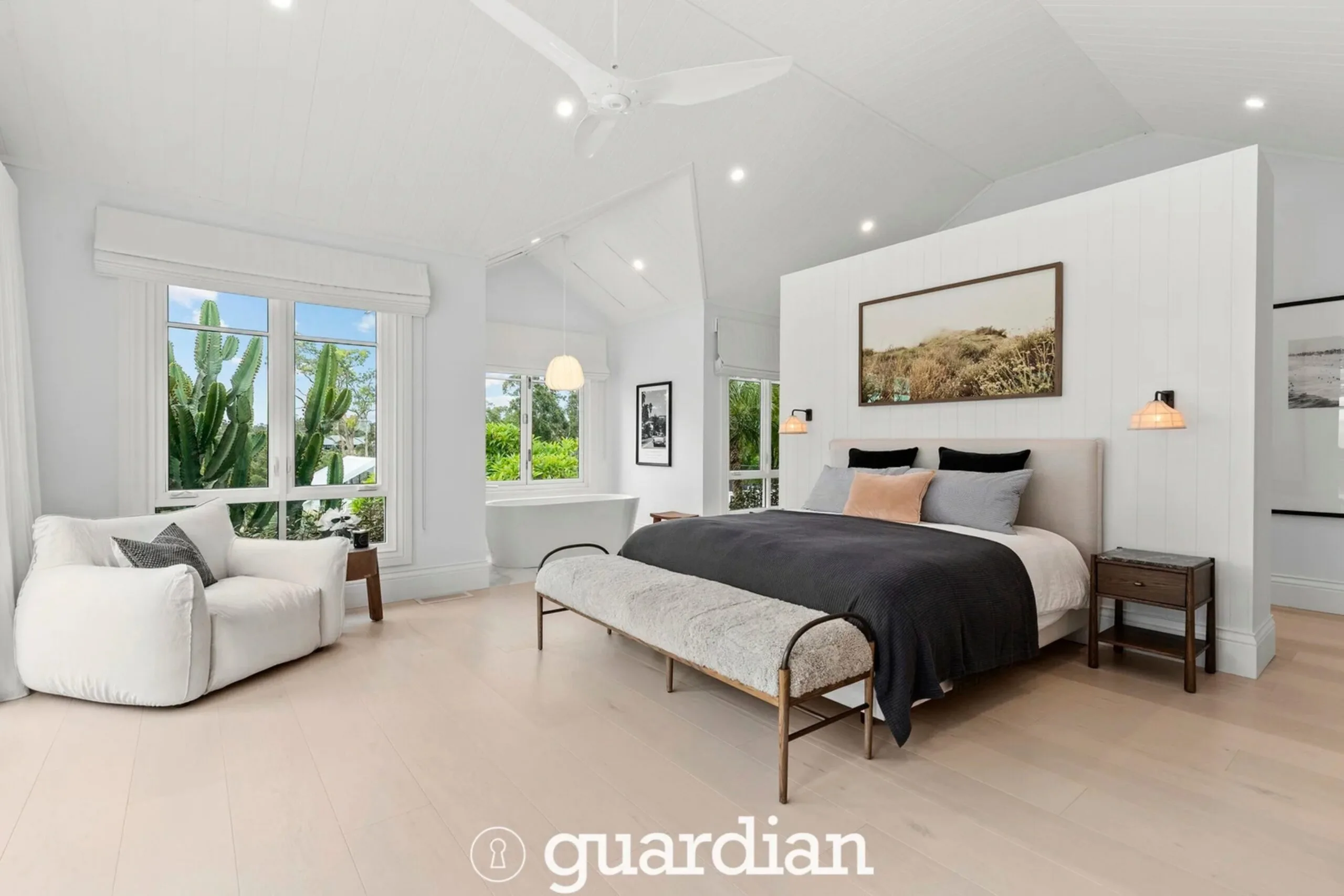 Lleyton and Bec Hewitt $14 million Glenhaven estate bedroom