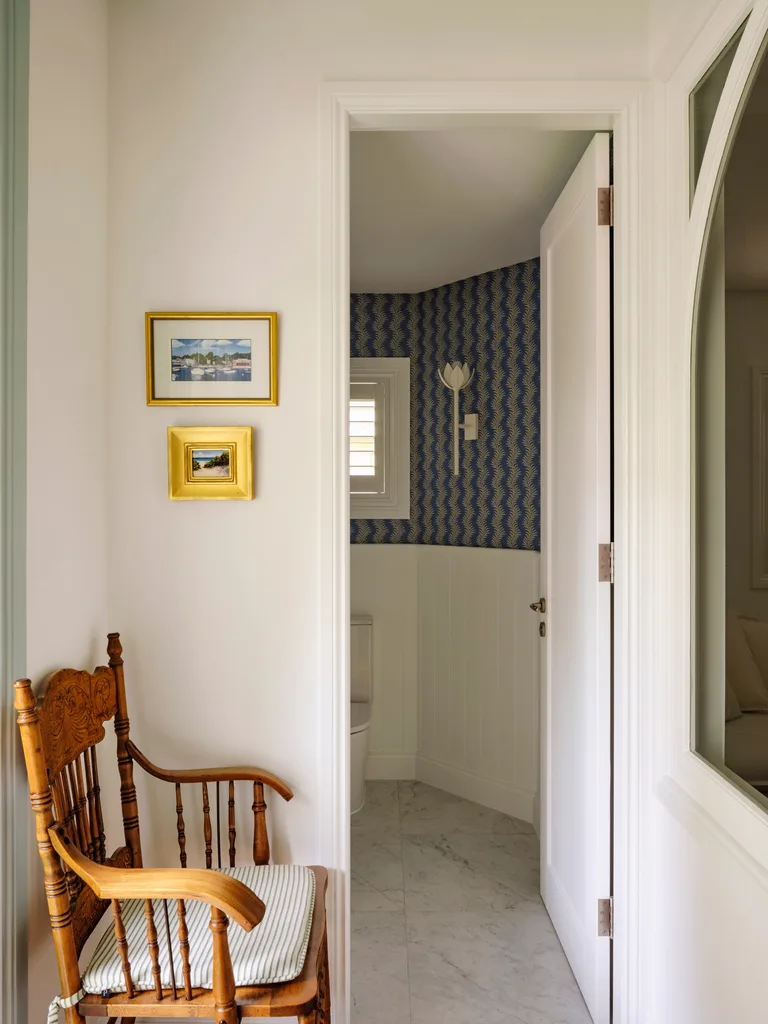 Beautiful Builds Ocean Street Woollarah Interior design by Stephanie Chu Interiors powder room