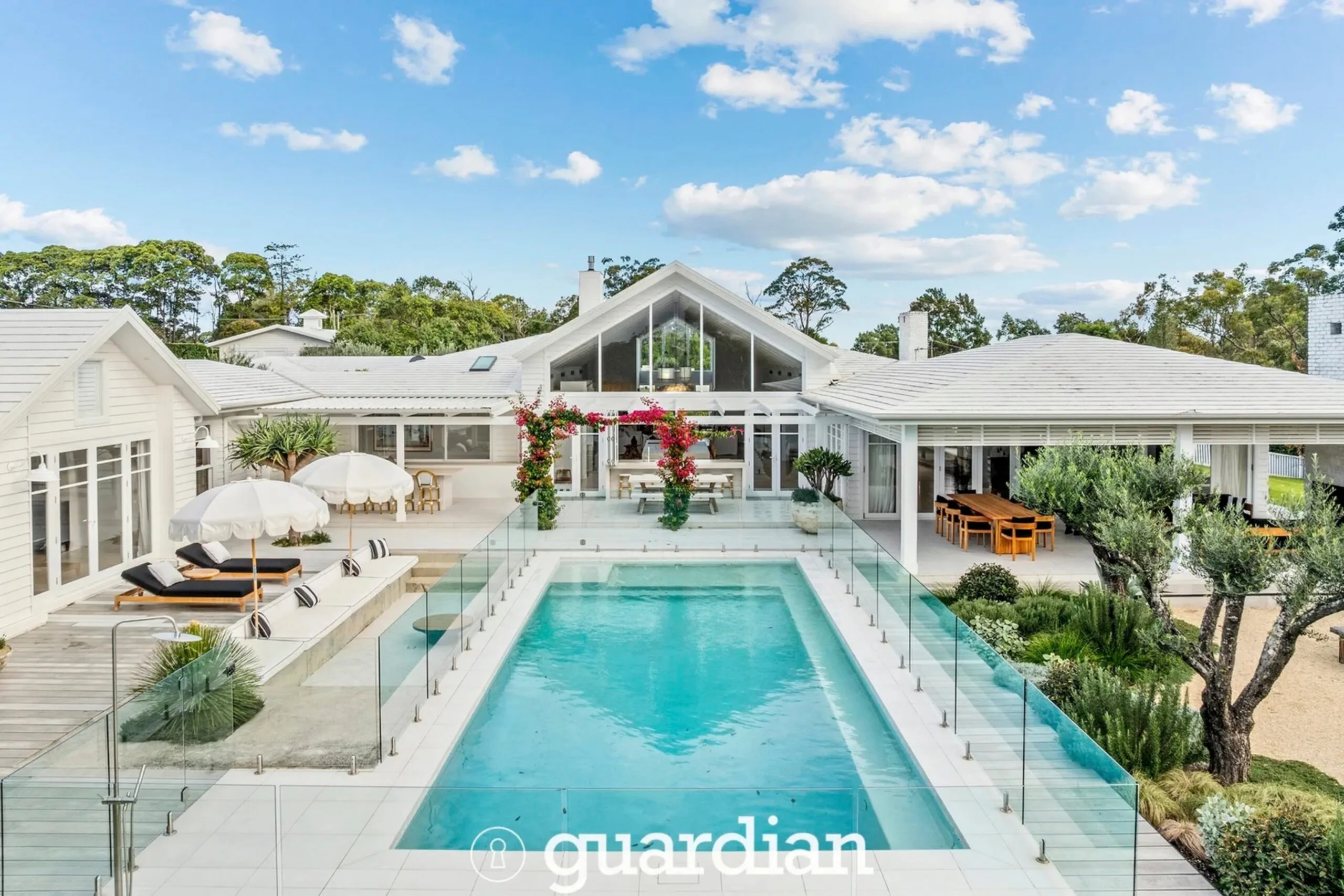 Lleyton and Bec Hewitt $14 million Glenhaven estate pool area