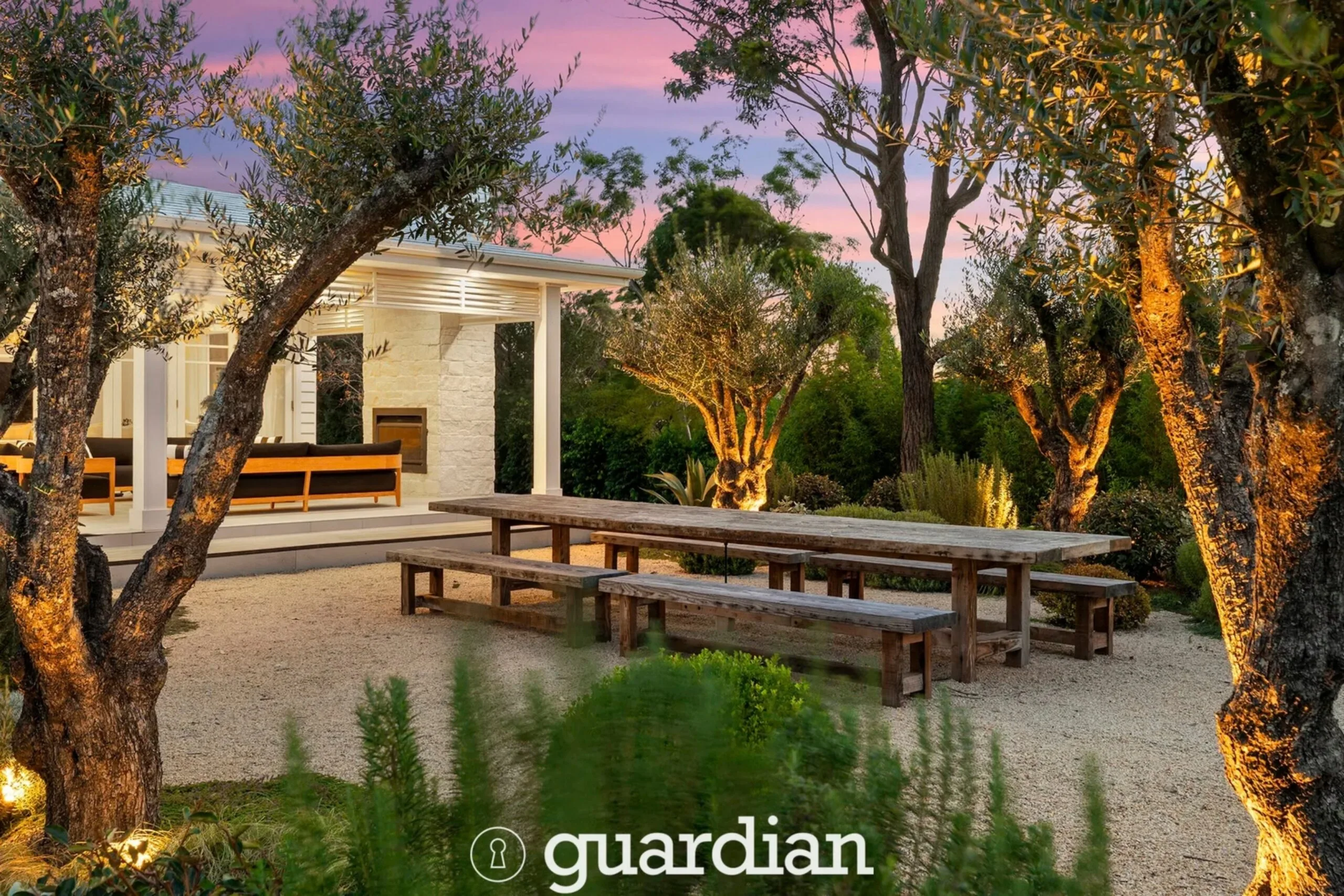 Lleyton and Bec Hewitt $14 million Glenhaven estate alfresco garden