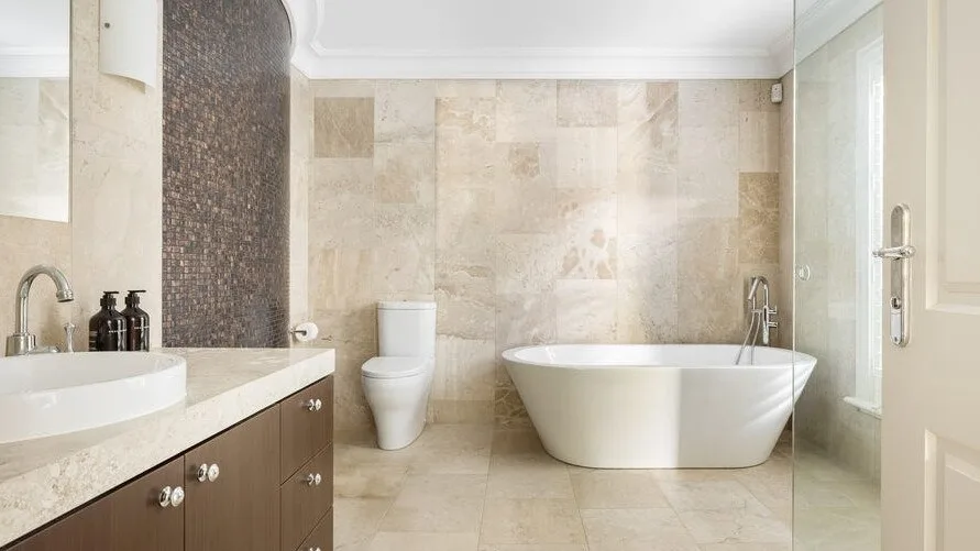 Cathy Freeman lists Brighton home bathroom