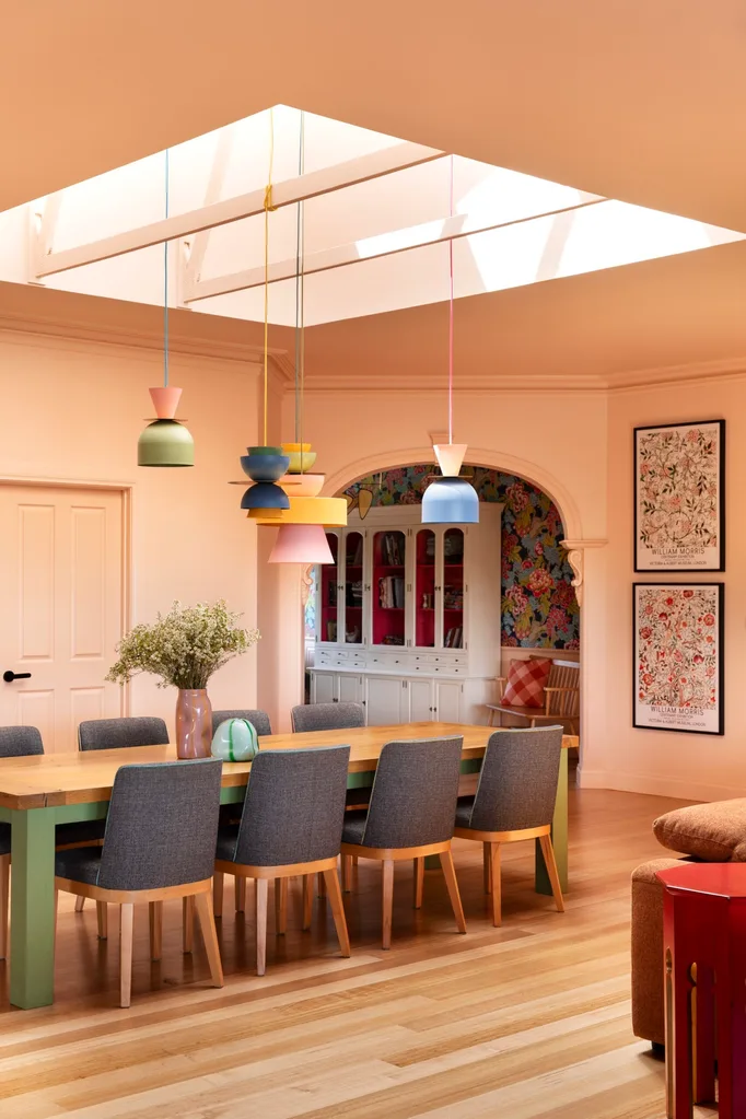 Yarra Valley home interior designer Carolyn Burns-McCrave colour drenched living room