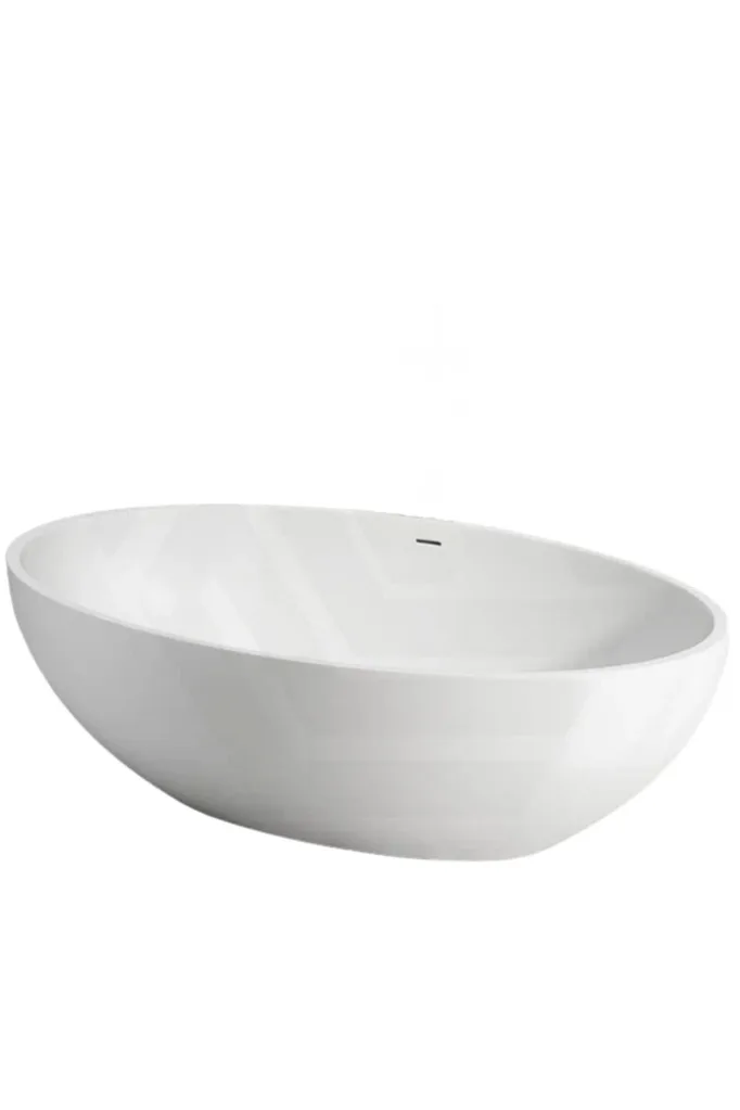 My Homeware discount code guide: The Lukka Kirra Freestanding Bathtub made from premium solid surface stone is one of our top picks for a luxurious statement bath.