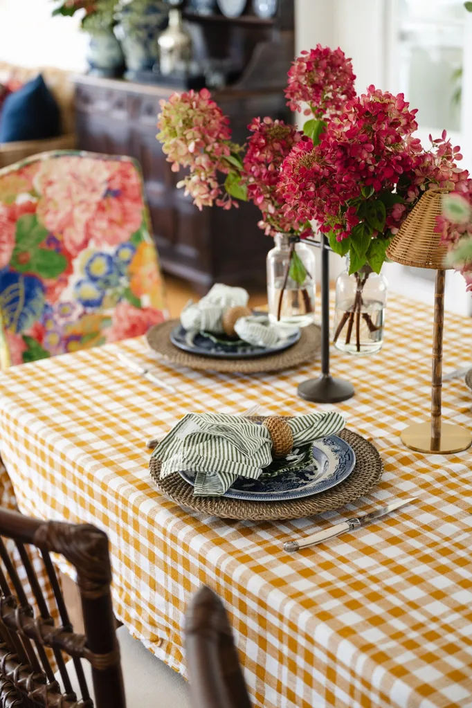 Rosewood Farm Queenslander tablescape dining gingham