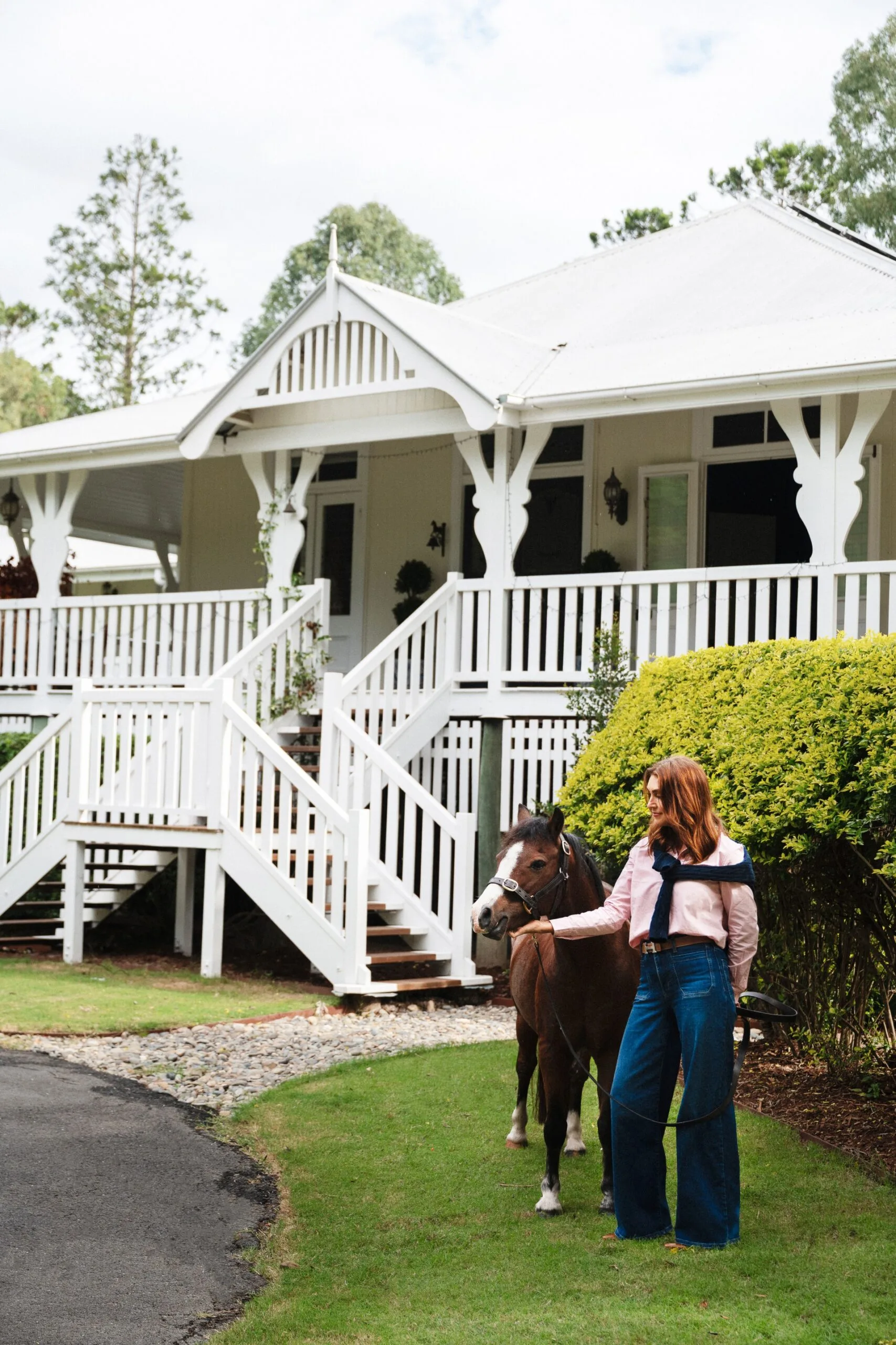 Rosewood Farm Queenslander horse exterior