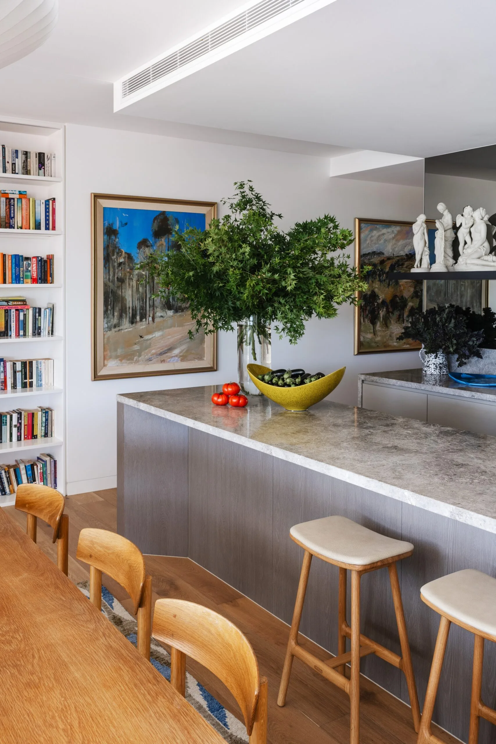 Brisbane penthouse by Oliver Mark Interiors by Hannah Puechmarin kitchen