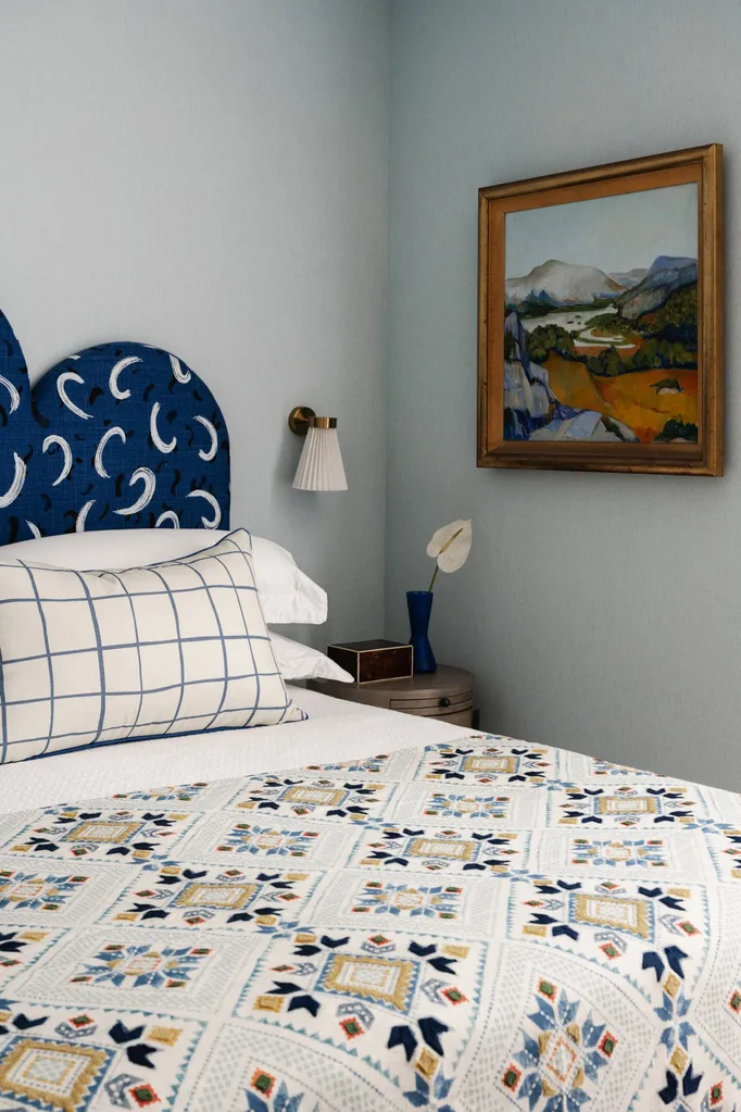 Brisbane penthouse by Oliver Mark Interiors by Hannah Puechmarin guest bedroom