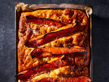 Pumpkin focaccia